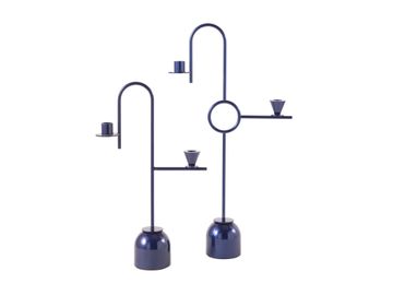 Blue Candleholders by Cappellini - view 2